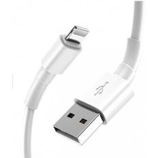 SiGN Lightning Kabel iPhone & iPad 5V, 2.4A, 1m - Vit