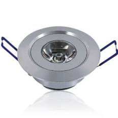 LEDlife 1,5W indbygningsspot - Hul: Ø4,2 cm, Mål: Ø5,2 cm, 2,2 cm høj, dæmpbar, 12V/24V - Dæmpbar : Dæmpbar, Kulør : Varm