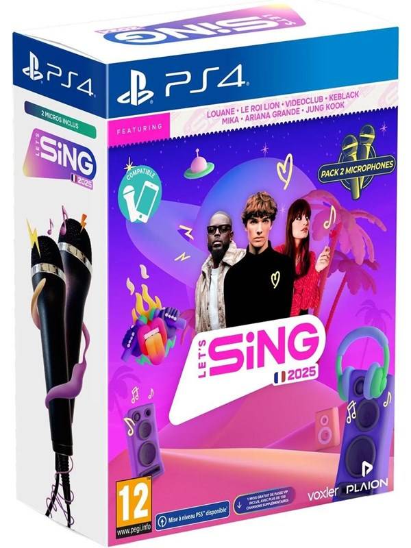 Let's Sing 2026 + 2 Microphones - Sony PlayStation 4 - Musik