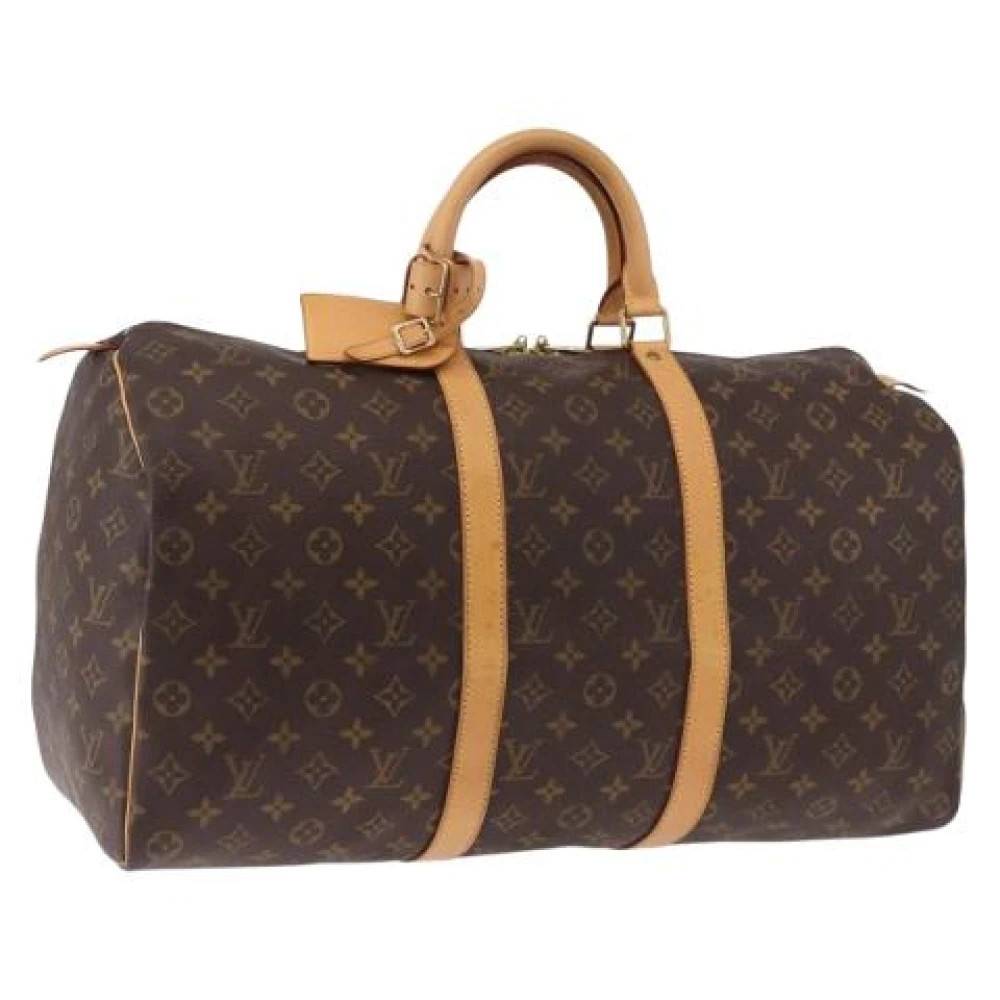 Louis Vuitton Vintage Pre-owned Boston Bag - Vintage - Dame - Brun - ONE SIZE - Læder