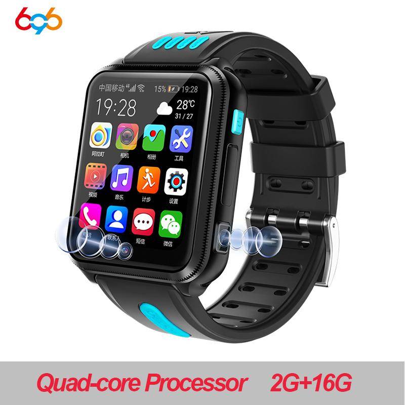 H1/w5 4g Gps Wifi Plats Student/barn Smart Watch Telefon Android System Klocka App Installera Blue Tooth Smartwatch Sim Card Boy add 16G memory card