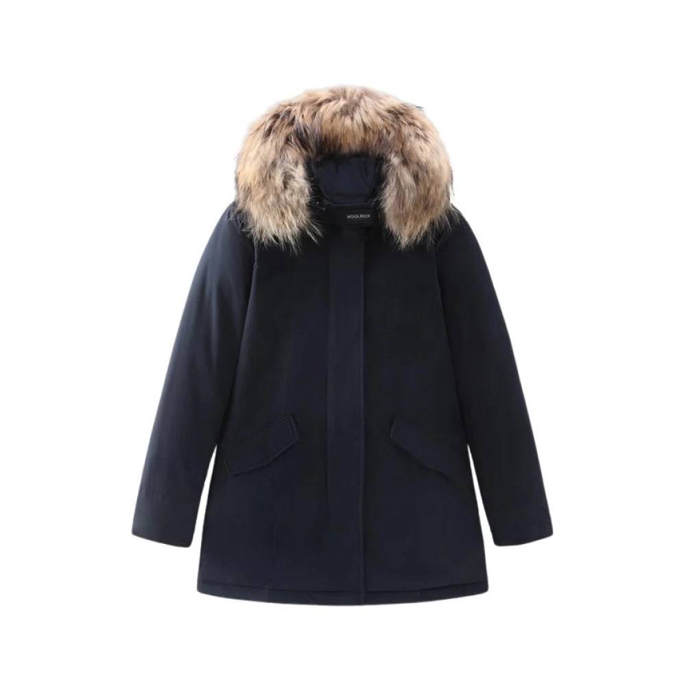 Woolrich Arctic Parka med Aftagelig Pels - Jakker - Dame - Blå - S - Uld
