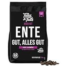 Tales & Tails – halvfuktig torrfoder för hundar | spannmålsfri | En källa till animaliskt protein | hög acceptans och tolerans (4 kg (1-pack), anka)