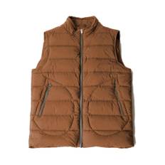 Herno, Jakke, Herre, Brun, S, Nylon, Brun Nylon Dun Fjer Vest