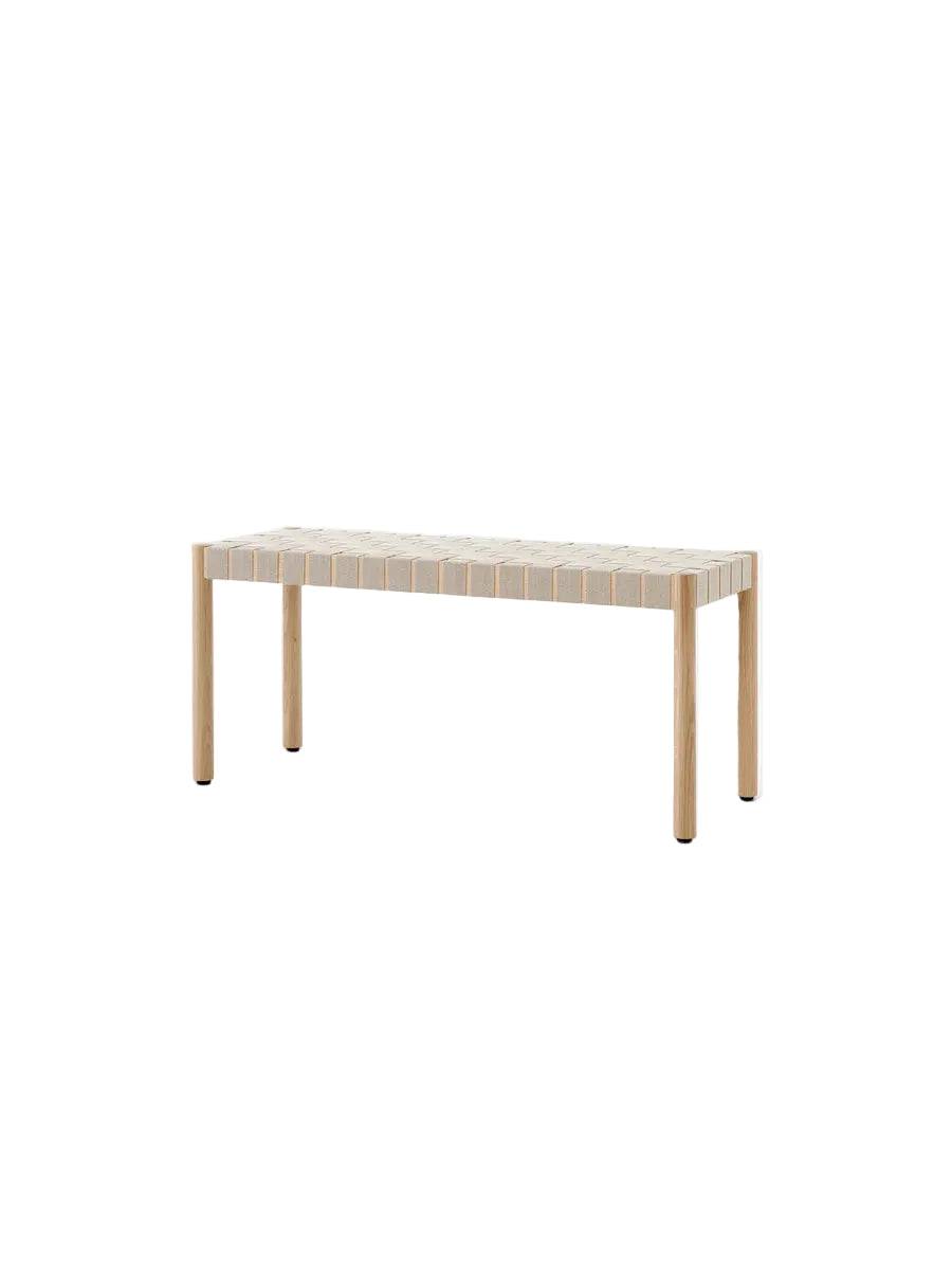 Betty bænk TK4 fra &Tradition Black-Natural - Jacobsen Plus