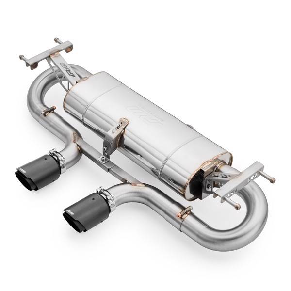 RM Motors Mazda MX-5 ND Bakre Ljuddämpare Komplett Med Splitter, Utan Ventil, Tip - 4