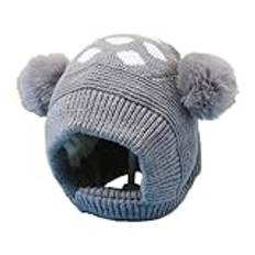 Mössor stickade mössor för barn, stickade mössor för barn | Varm öronlapp stickad mössa mössa | Vinterhatt Unisex Soft Thicken Barntyg för flickor och barn