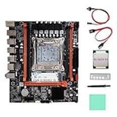 TAMOSH X99H kontor moderkort + processor E5 2673 V3 + termiskt fett LGA2011-V3 B85 DDR3X4 ECC Slot M.2 NVME PCI-E 3.0 X16 svart moderkort 1