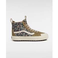 VANS Mte Sk8-hi Waterproof Shoes (camo/checkerboa) Unisex Grey, Size 3 - Grey - 3