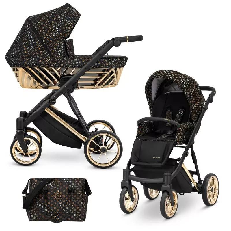 Ivento Glam 2-i-1 barnvagn Svart stil