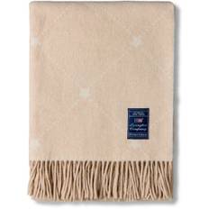 Lexington - Signature Star Pläd 130x170 Cm / Beige - Vit
