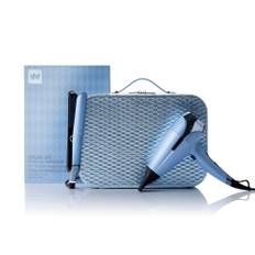 ghd Chronos & Helios Hair Straightener & Hair Dryer Icy Blue 2 stk