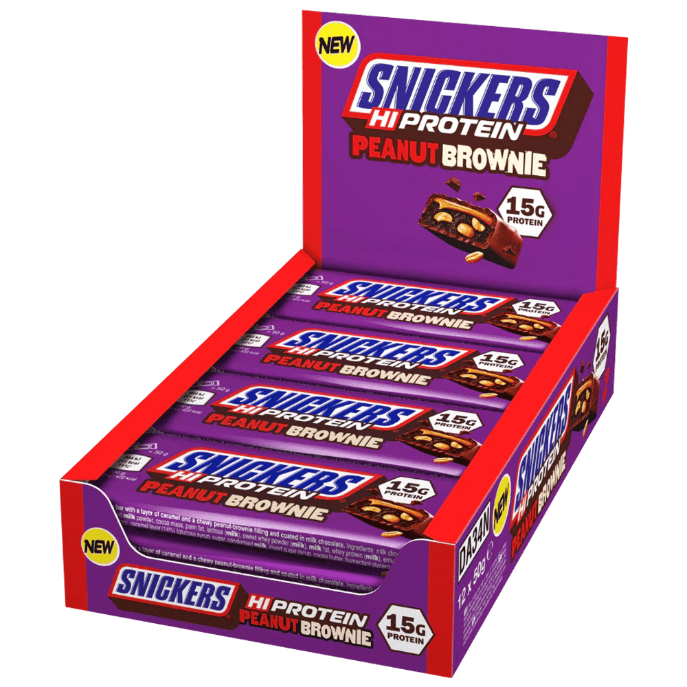 Mars Protein Snickers Hi-Protein Peanut Brownie - 10x50g. - Proteinbar