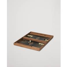 Manopoulos Walnut & Black Oak Large Backgammon