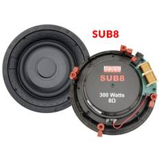 Earthquake SUB-8: Kompakt 8" Subwoofer 300W 8Ohm til Indbygning