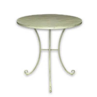 Cafébord Philippe Pistage – Franskt Bistrobord i Järn (Flera storlekar) (Välj storlek: Medium Ø70 cm)