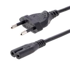 StarTech.com 1 m Laptop Ladekabel, EU Stecker auf C7, 2,5A 250V, 18AWG, Laptop Ersatzkabel, Drucker Stromkabel, Laptop Stromkabel/Netztkabel - UL gelistet (PXTNB2SEU1M)