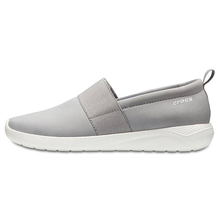 Crocs Literide Andningsbara Slitstarka Lågskurna Fritidsskor Kvinnor sneaker Grå 205103-00J 37-38