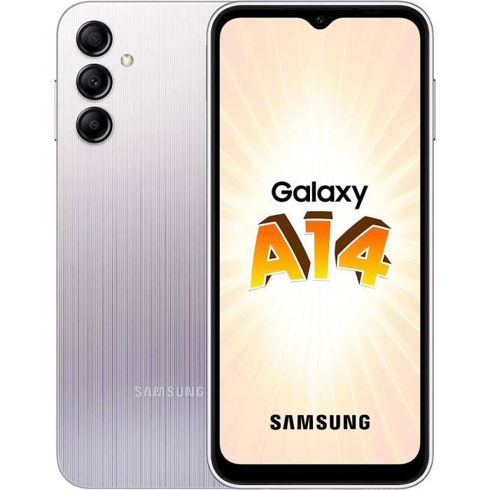 SAMSUNG Galaxy A14 4G Silver 64 GB - Mycket bra skick