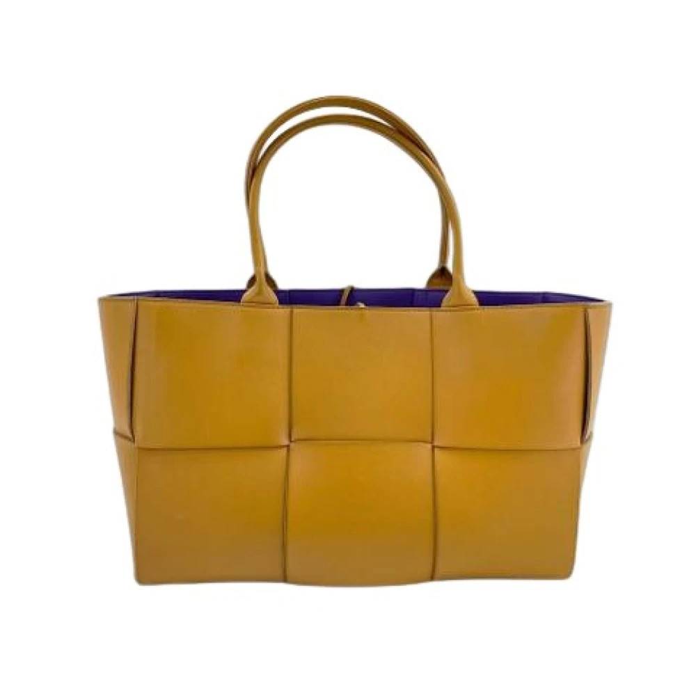 Bottega Veneta Vintage Pre-owned Vintage Tote Bag - Vintage - Dame - Gul - ONE SIZE - Uld