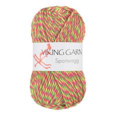 Sportsragg 50 g Multi neon 558 Viking Garn