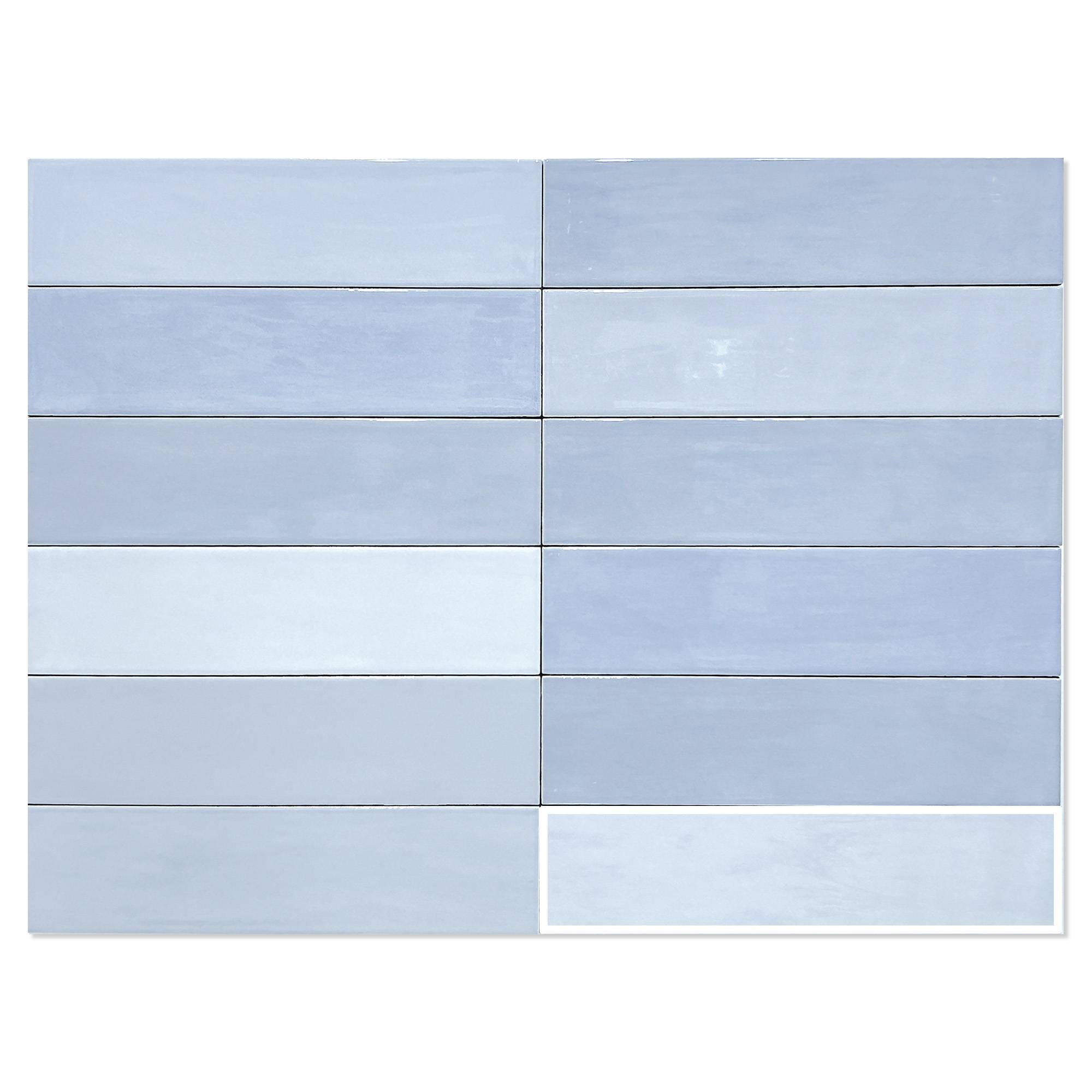 Klinker Zellige Artic Blank 7x28 cm
