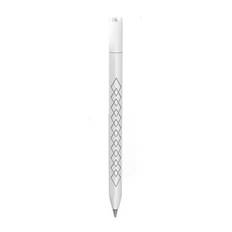 Apple Pencil (USB-C) silikonfodral med diamantstruktur - vit