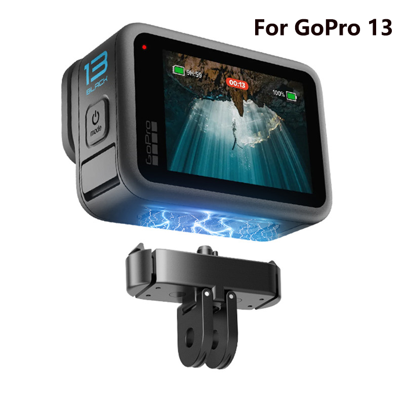 Metal Magnetic Quick Release Base For GoPro 13 Black Adapter Holder Bracket Sports Camera for GoPro Hero 13 Camera Accessories