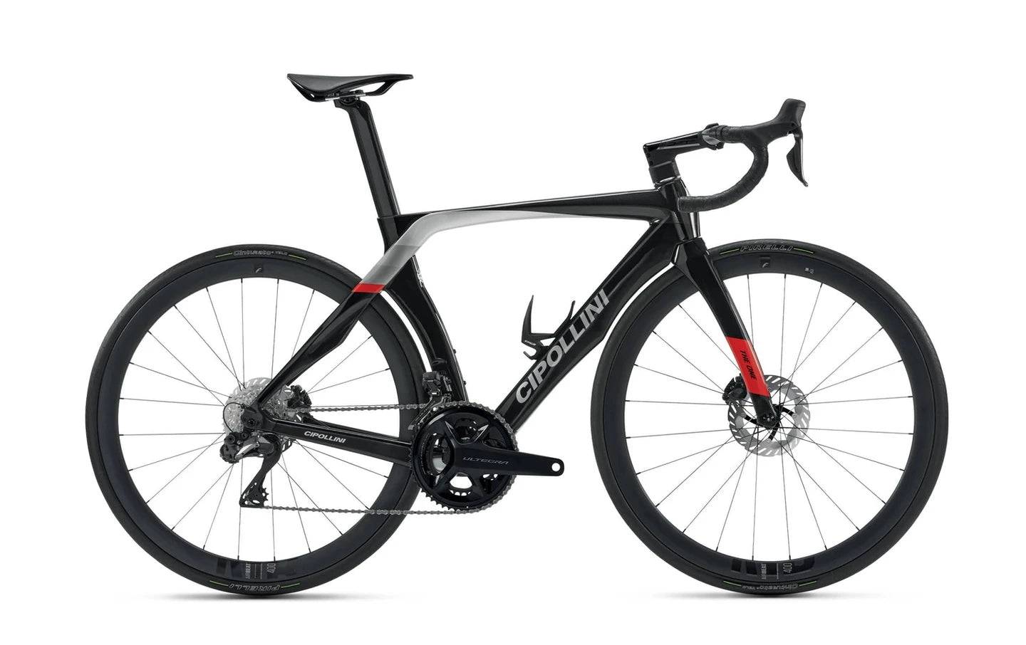 Cipollini RB1K The One DB Ultegra DI2 2026 - Shimano Ultegra Di2 2x12sp - Fulcrum AIRBEAT 400 - 064 / XS / Black/Carbon/Silver Shiny (XS)