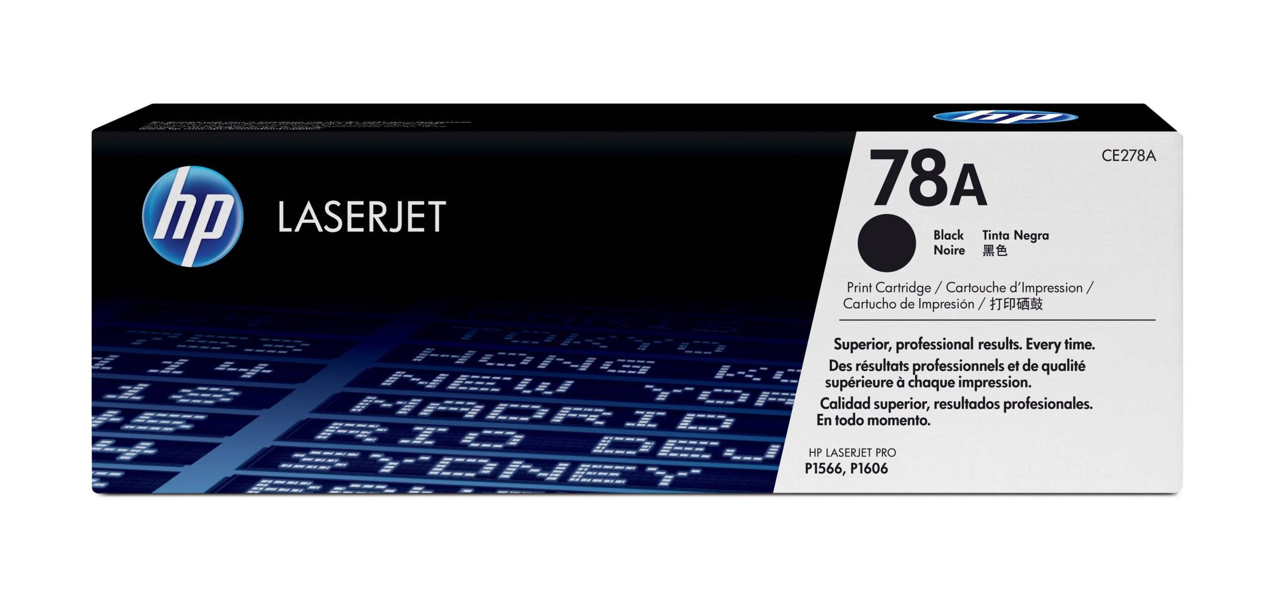 HP 78A Black Original LaserJet Toner Cartridge tonerpatron 1 stk