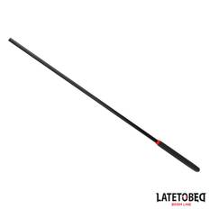 LateToBed BDSM Line Master of Submission PVC Wand 8mm x 50cm Black - svart