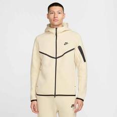 Nike Luvtröja Tech Fleece 24 FZ Vindjacka - Khaki/Svart - ['Brun'] (Small)