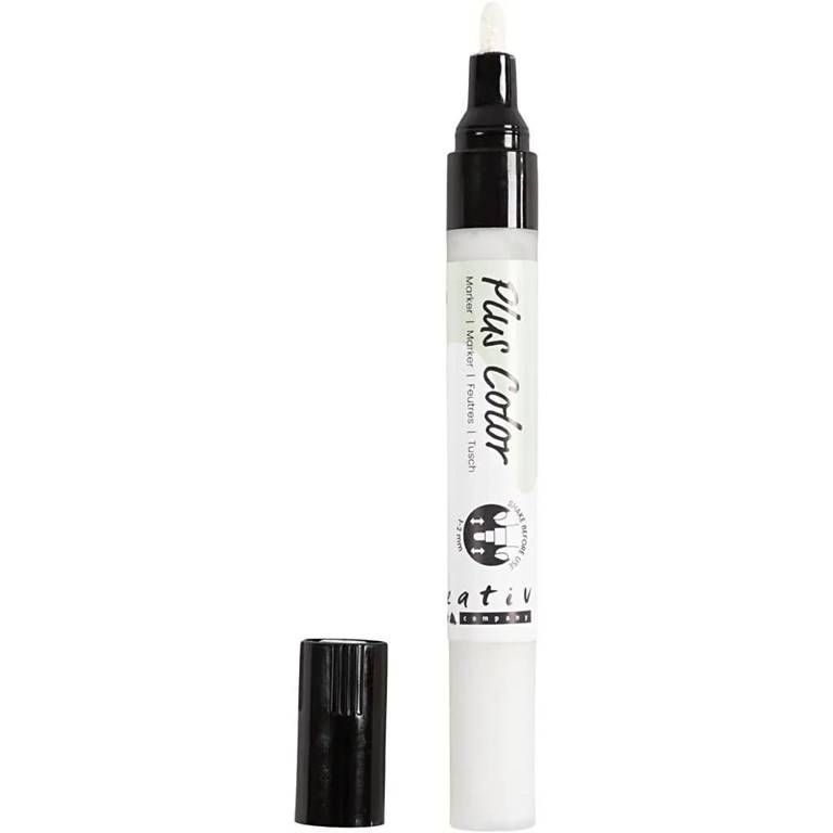 Akrylpenna - Råvit 1,2mm