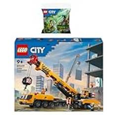 Lego City Set: 60409 mobil byggkran och 30665 djungelforskare med baby-gorilla