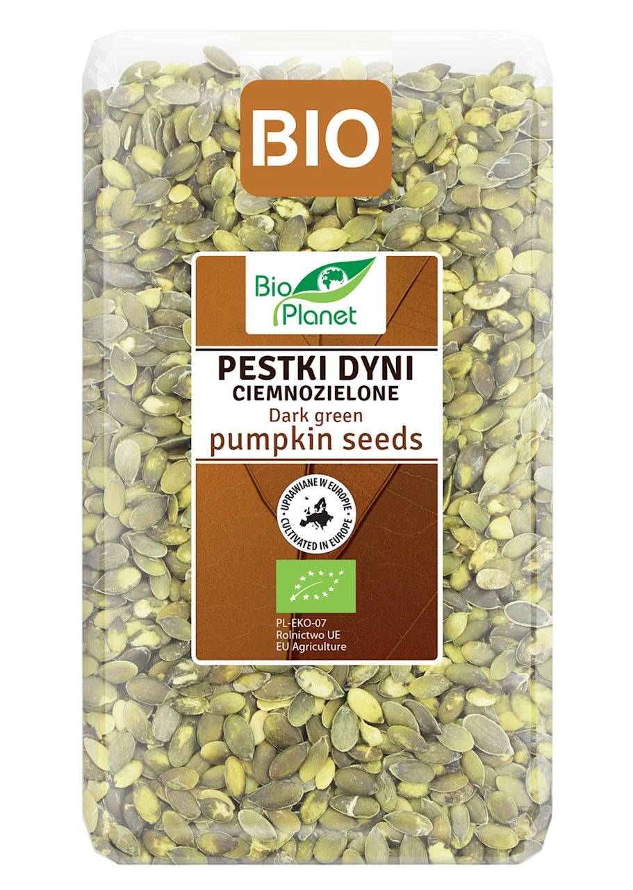 Bio Planet - Organic Dark Green Pumpkin Seeds, 1kg (1kg)