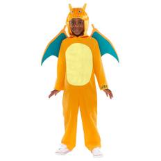 Pokémon Charizard Jumpsuit Kostume Børn 4-6 år (104-116 cm)