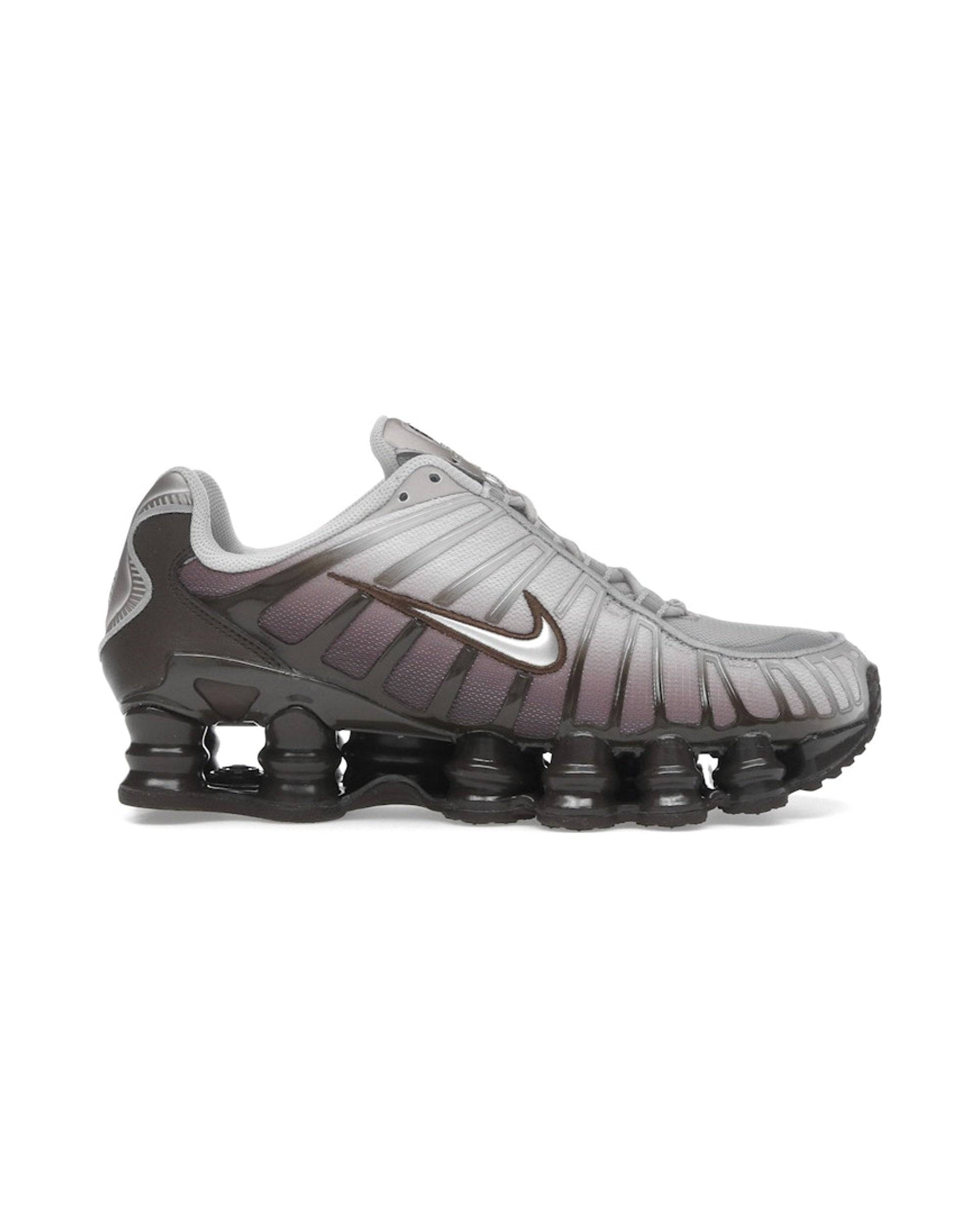 Nike Shox TL Baroque Brown Platinum Violet Metallic Silver (Women's) - 45.5
