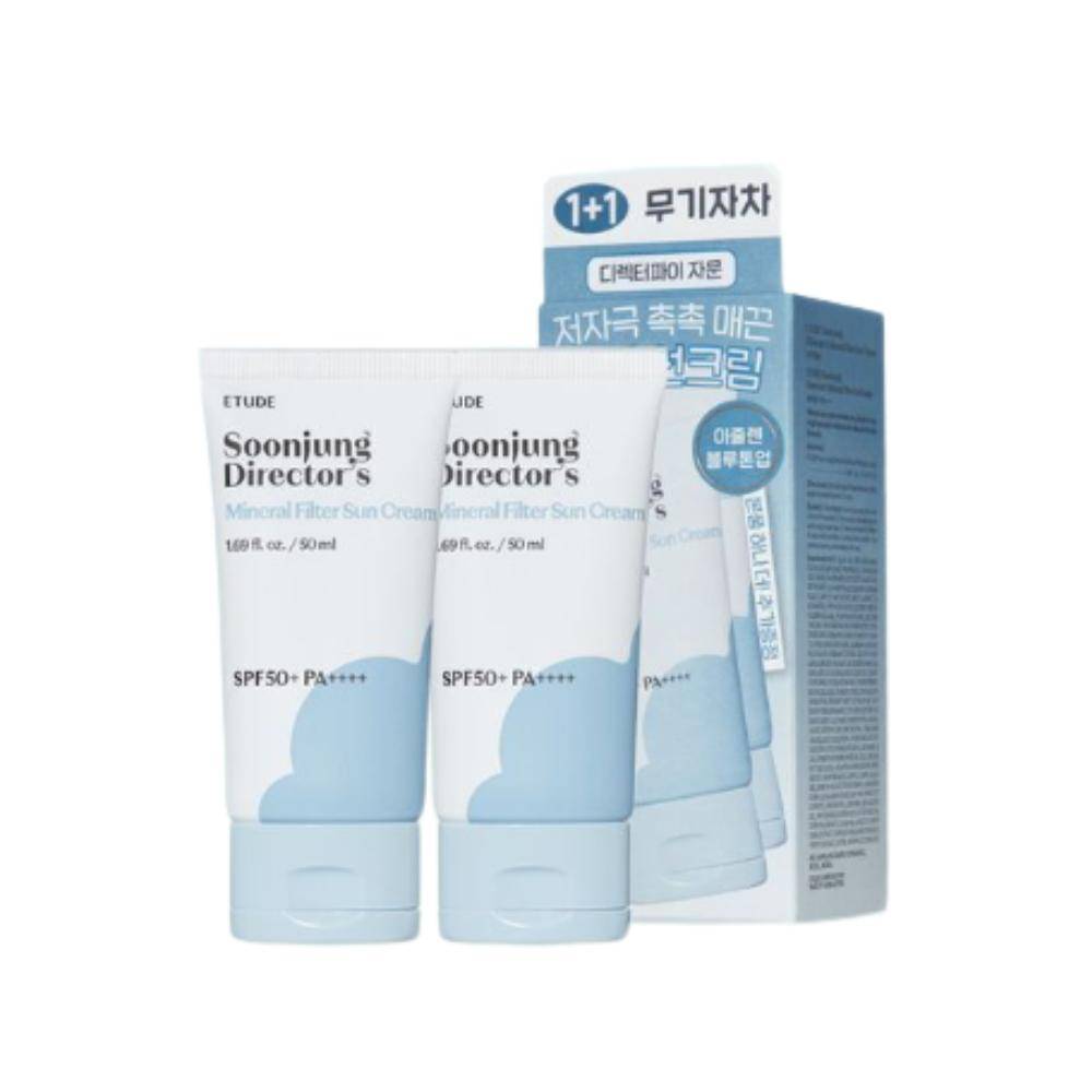 ETUDE HOUSE SoonJung Director’s Mineral Solkräm SPF50+ PA++++ Set (50ml + 50ml)