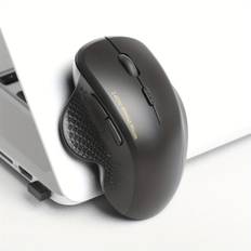 TEMU Ergonomic Wireless Mouse - Design, Dual Handed Use, Battery Powered, Optical Sensor, Comfortable Grip For Gaming, Office, And Entertainment, Compatible With - Battery Not Included
