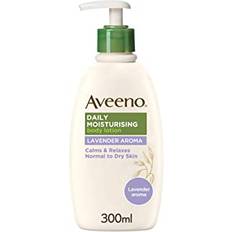 Aveeno Daily Moisturizing Lotion Lavendel Aroma, återfuktar 24 timmar, för normal till torr hud, 300 ml