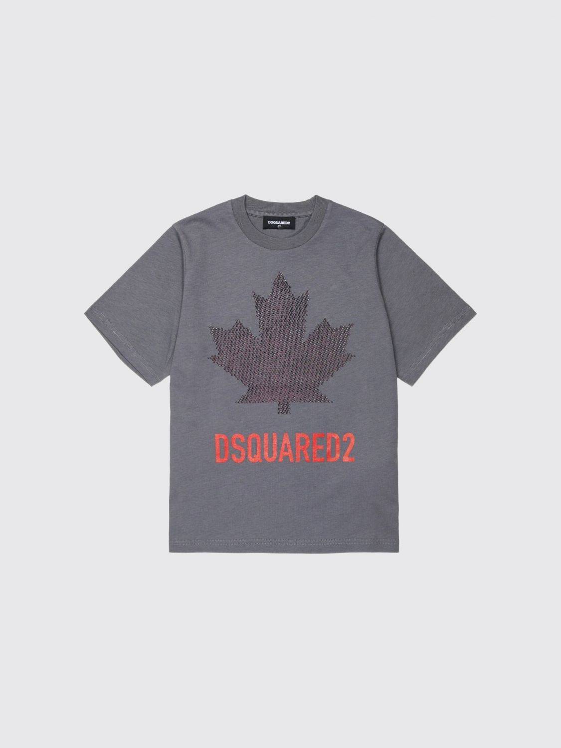 DSQUARED2 Kurzarm-T-Shirt für Jungen aus Baumwolle mit Logo-Print - 10