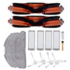 Ersättningsfiltermoppborstesats för Mi Robot Vacuum Mop 2 Lite 2 Pro MJSTL MJST1S Sopmaskin Som Fångar Upp Fina Partiklar