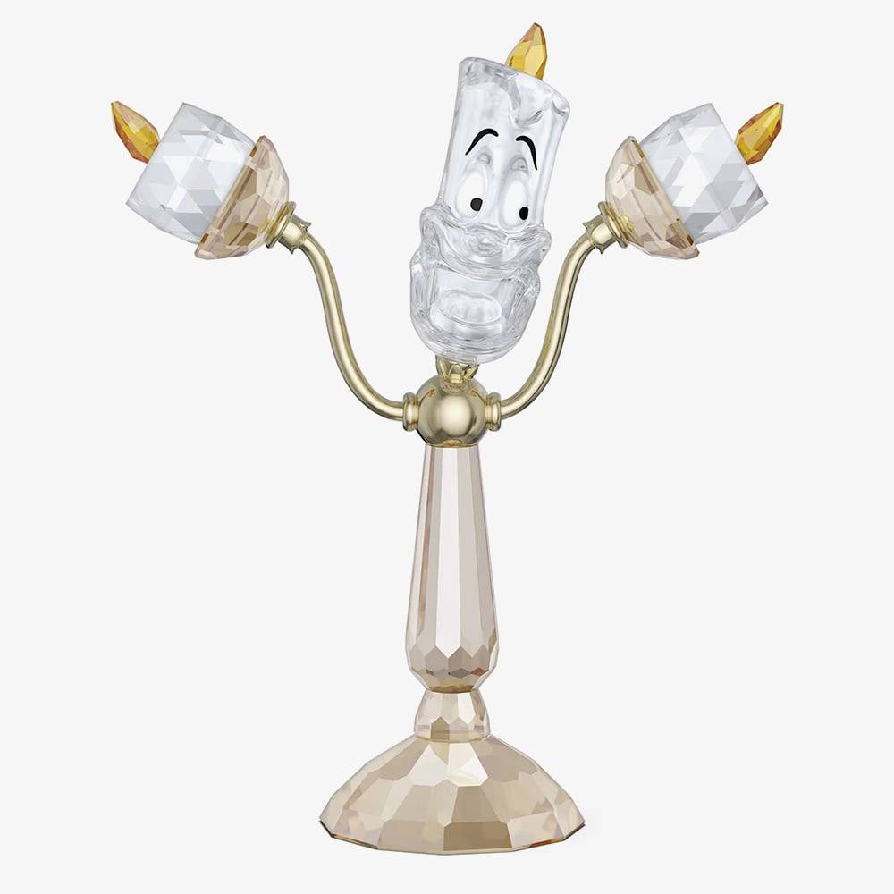 Swarovski Beauty And The Beast Lumière Figurine 5714329 - Gold