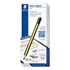 STAEDTLER Noris digital Classic 180 22, EMR Stylus-Set, 1 Eingabestift für digitales Schreiben und Zeichnen auf EMR Touchscreens (4096 Druckstufen, feine Spitze) + 5 weitere Ersatzspitzen, 180 22-1X