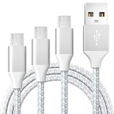 USB C-kabel laddare 1 m 2M 3M, USB 2.0 typ C snabbladdning 3A flätad USB till USB C 480 Mbps dataöverföring kompatibel med Samsung Galaxy Sony Xperia Huawei Pixel HTC