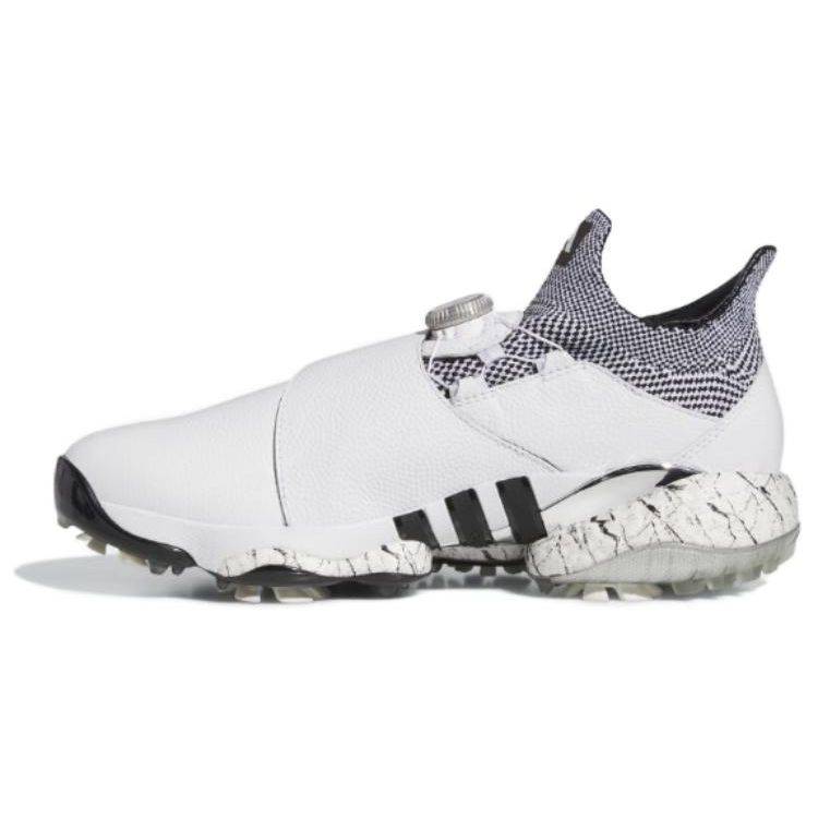 Adidas Tour360 Dämpning Slitstarka Låga Golfskor Unisex Golfskor Vit Svart GW2109 cm
