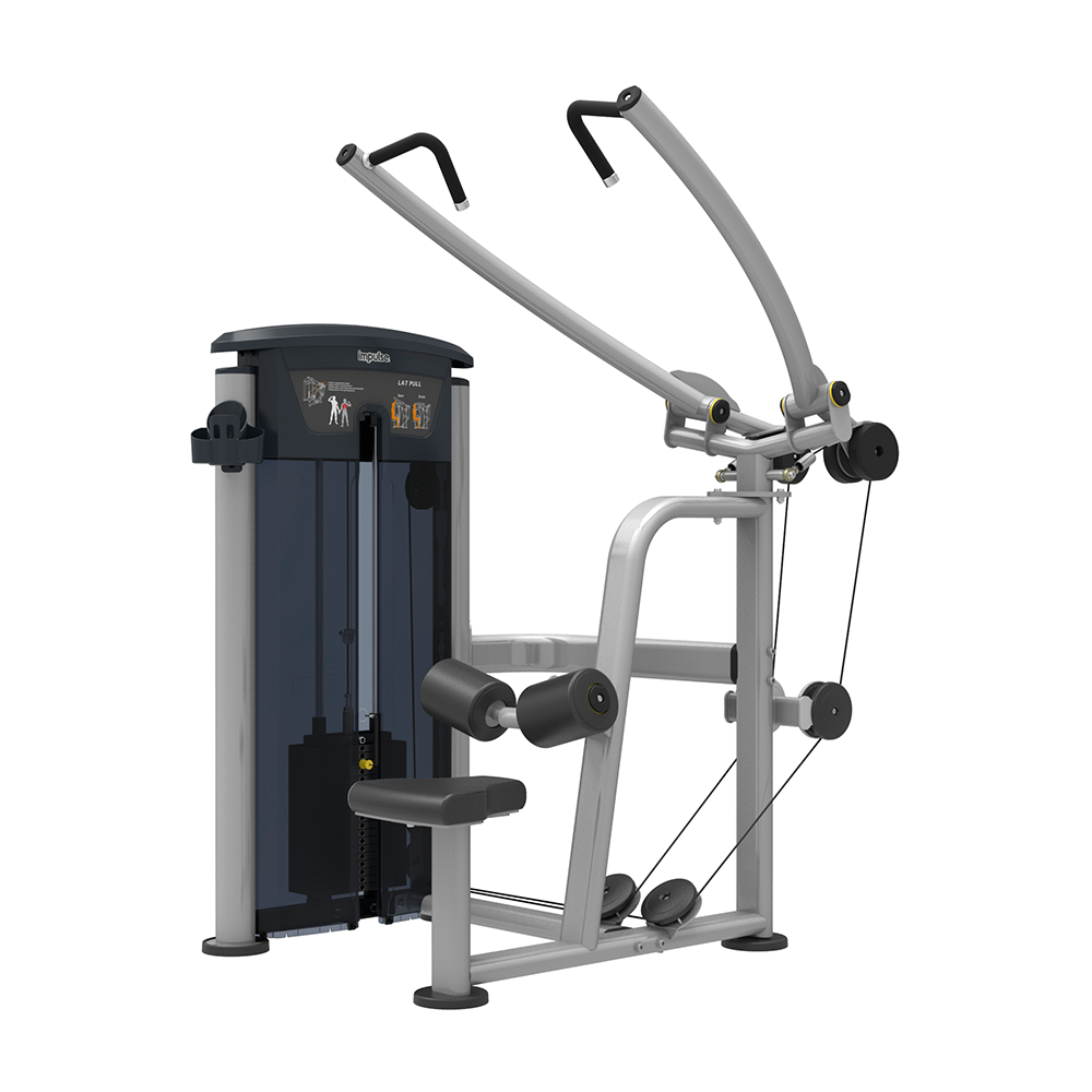 Impulse IT95 Lat Pulldown, Sølv.