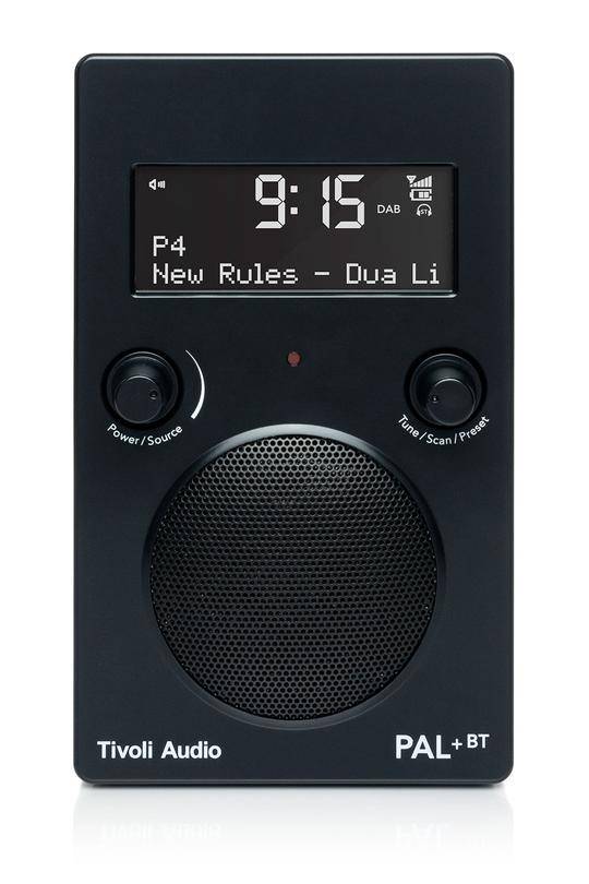Nyhed: Tivoli Audio PAL+ DAB/FM radio med Bluetooth - Sort.
