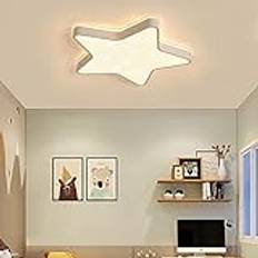 TanjcXliu Barnrum lampa tak taklampa stjärna lampa barnlampa tak flicka 45 cm diameter, integrerad 36 W LED, dimbar, fjärrkontroll
