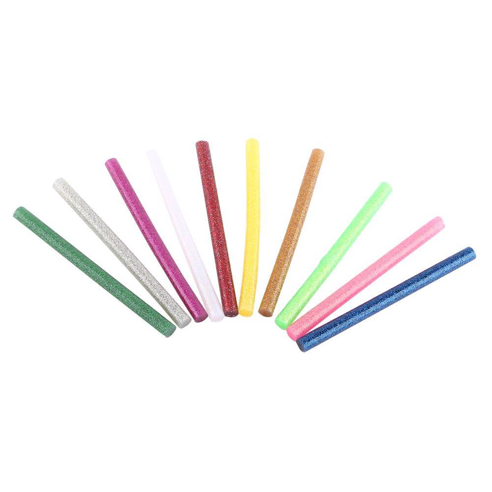 10 st Blandade Färger Smältlimstift Limstift Kit Hantverk Fästa DIY Verktyg